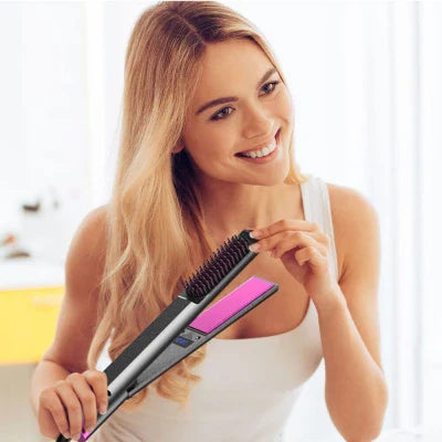 Placa de indreptat parul BAL688, 3in1, afisaj LCD