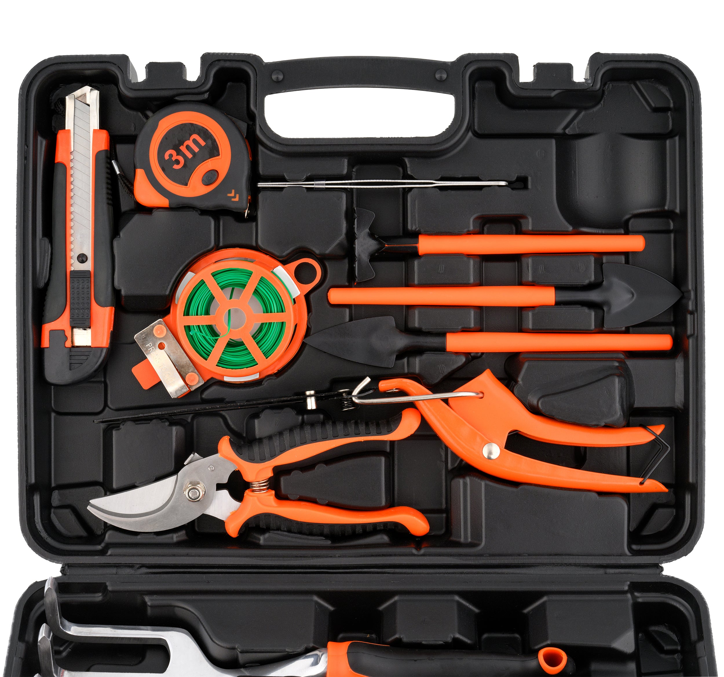 Trusa de gradinarit completa servieta, 14 piese