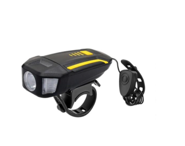 far bicicleta Led 180 lumin, Funcţie de 3 ore dupa incarcare ,cu avertizare , USB