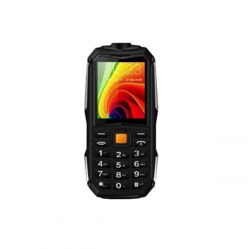 Telefon militar 2800 mAh, Dual SIM, FM radio, Lanterna, Negru-Gri