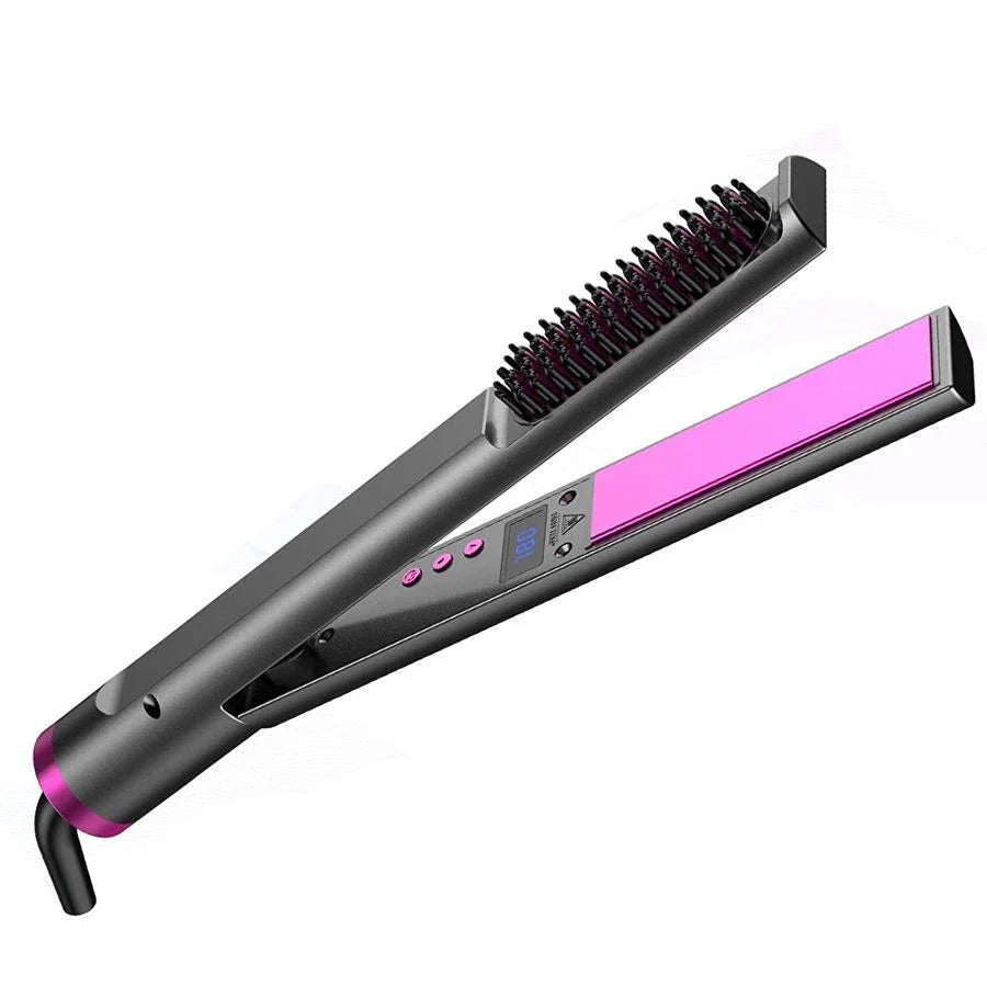 Placa de indreptat parul BAL688, 3in1, afisaj LCD