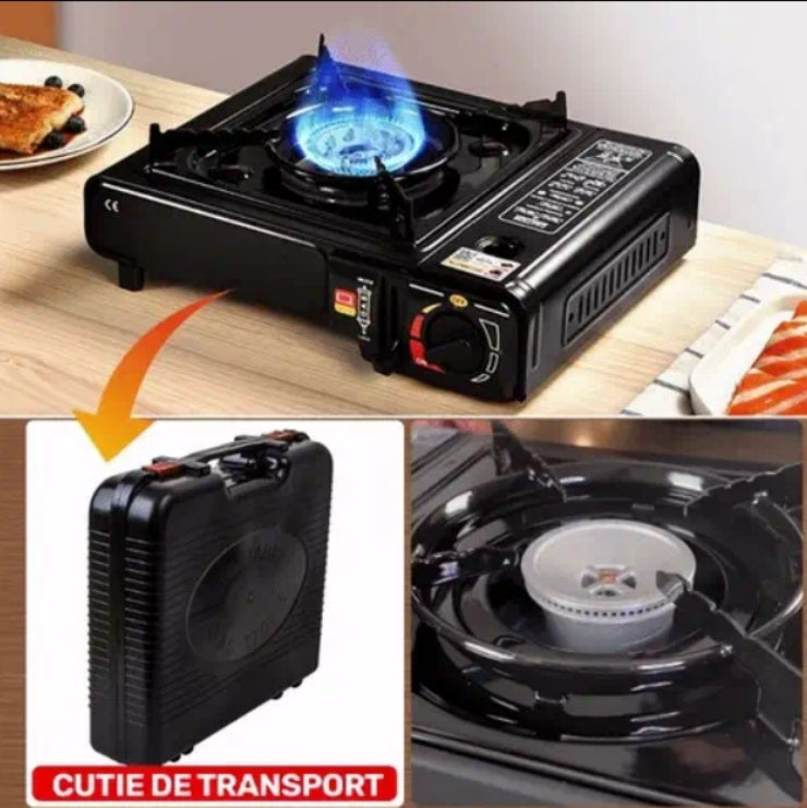 Aragaz camping portabil, Aprindere automata Alimentare Gaz Butan, Aprindere Quartz