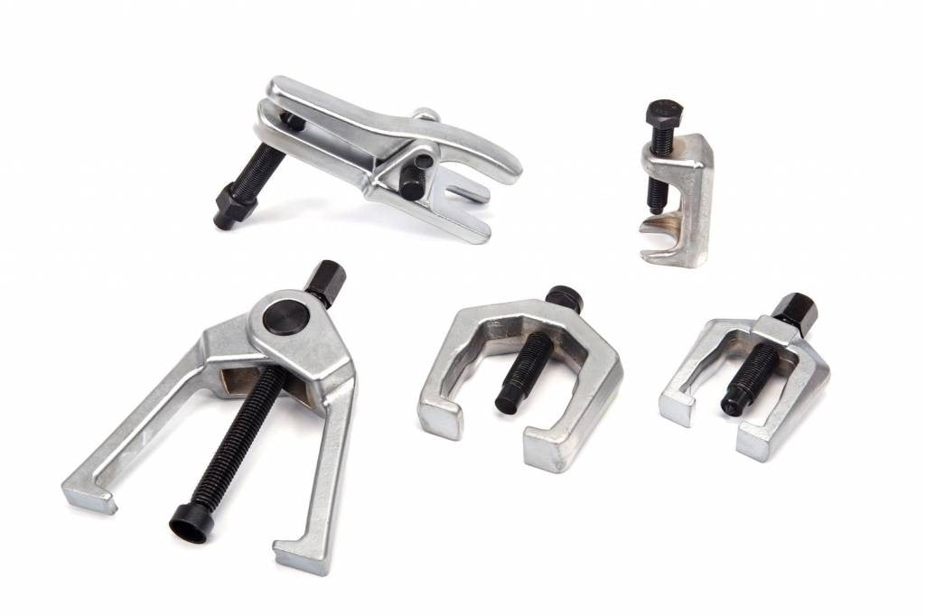 Trusa 5 prese extractoare pentru pivoti, rotule si capete de bara