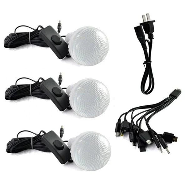 Lampa Solara Kit Solar Camping GDlite Three, 3 becuri LED