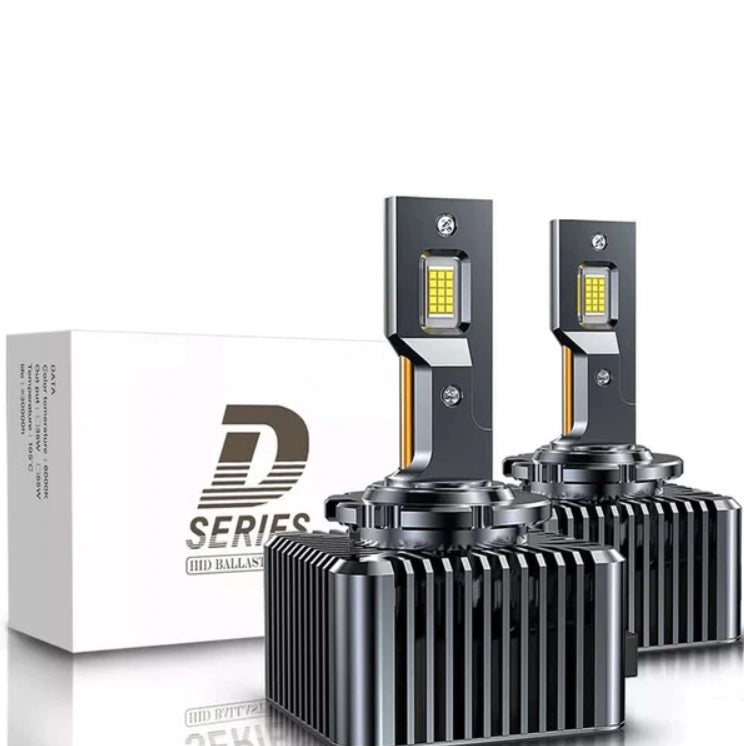 Set 2 Becuri LED Xenon D1S 6500k, 21000Lm 120W pentru VW, BMW, Audi, Opel