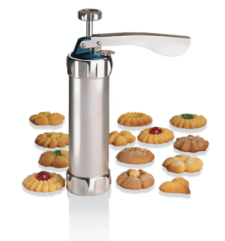 Aparat din inox pentru biscuiti si fursecuri