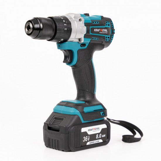 PACHETUL GOSPODARULUI BORMASINA CU IMPACT+BORMASINA DE GAURIT SI INSURUBAT+FLEX+CIOCAN ROTOPERCUTOR CU 3 ACUMULATORI 36V 5AH