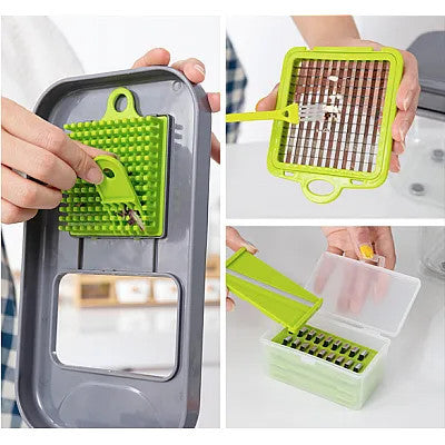 RAZATOARE MULTIFUNCTIONALA 16 PIESE VEGGIE SLICER