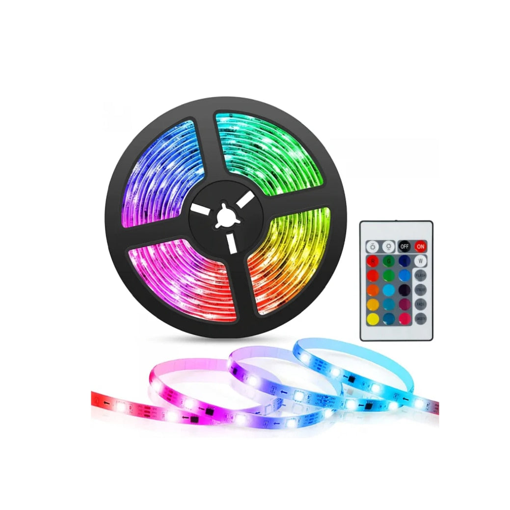 Kit Banda Led 5M, RGB Led Strip cu lumina multicolora 5M
