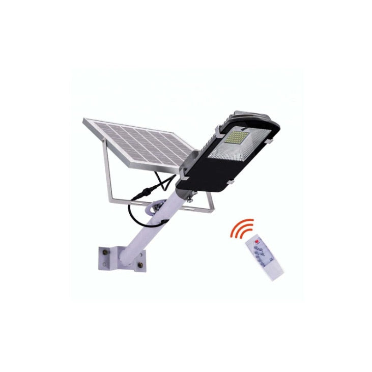 Lampa solara stradala 65W panou solar, brat montare si telecomanda cu functii multiple