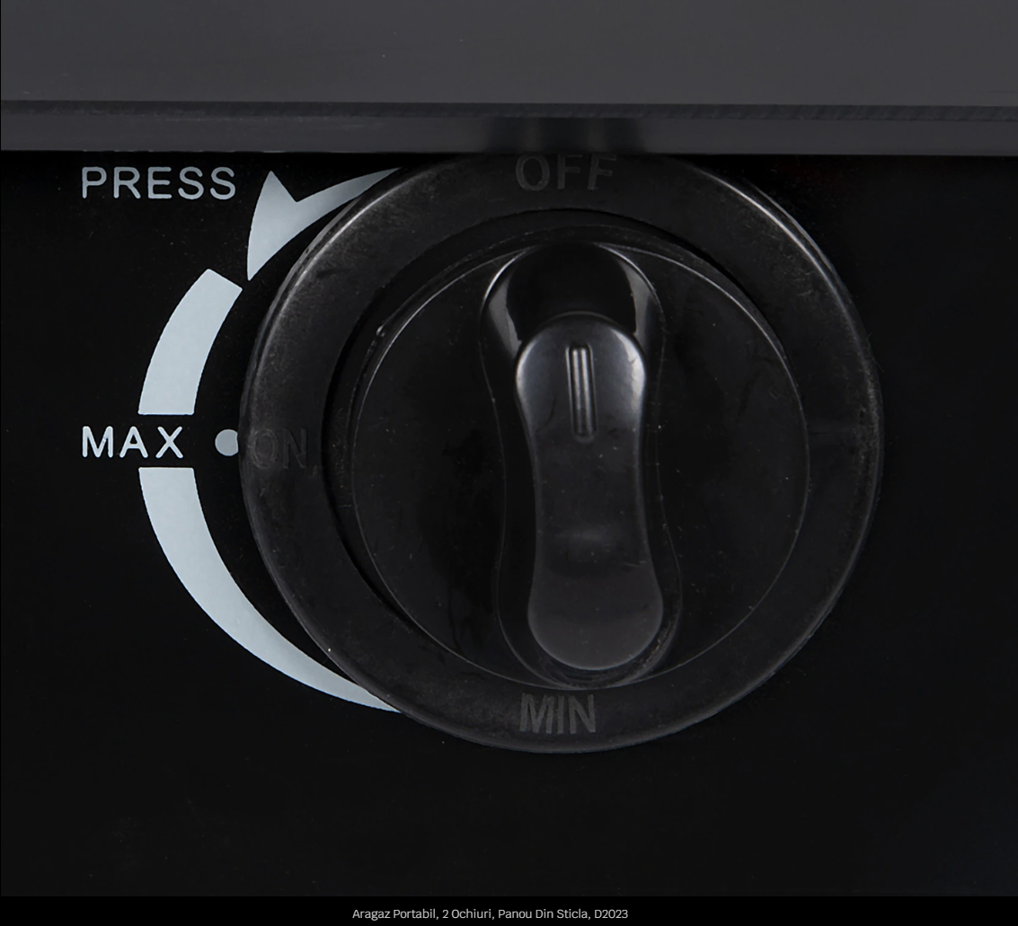 Aragaz cu 3 Ochiuri, Panou Din Sticla, camping , pescuit