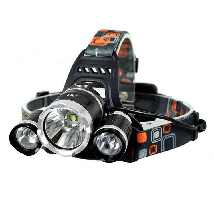 Lanterna De Cap Led Cree T6 Frontala Cu Lupa + 2x Acumulatori inclusi