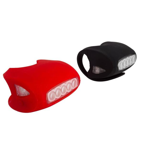 Stop lumina bicicleta silicon cu 5 Leduri, Lumina puternica