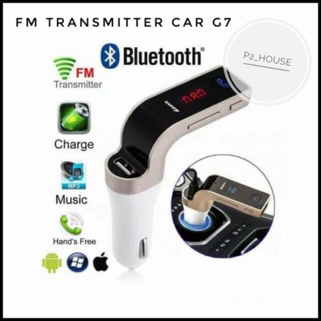 Modulator FM Handsfree Bluetooth CARG7, USB, card SD