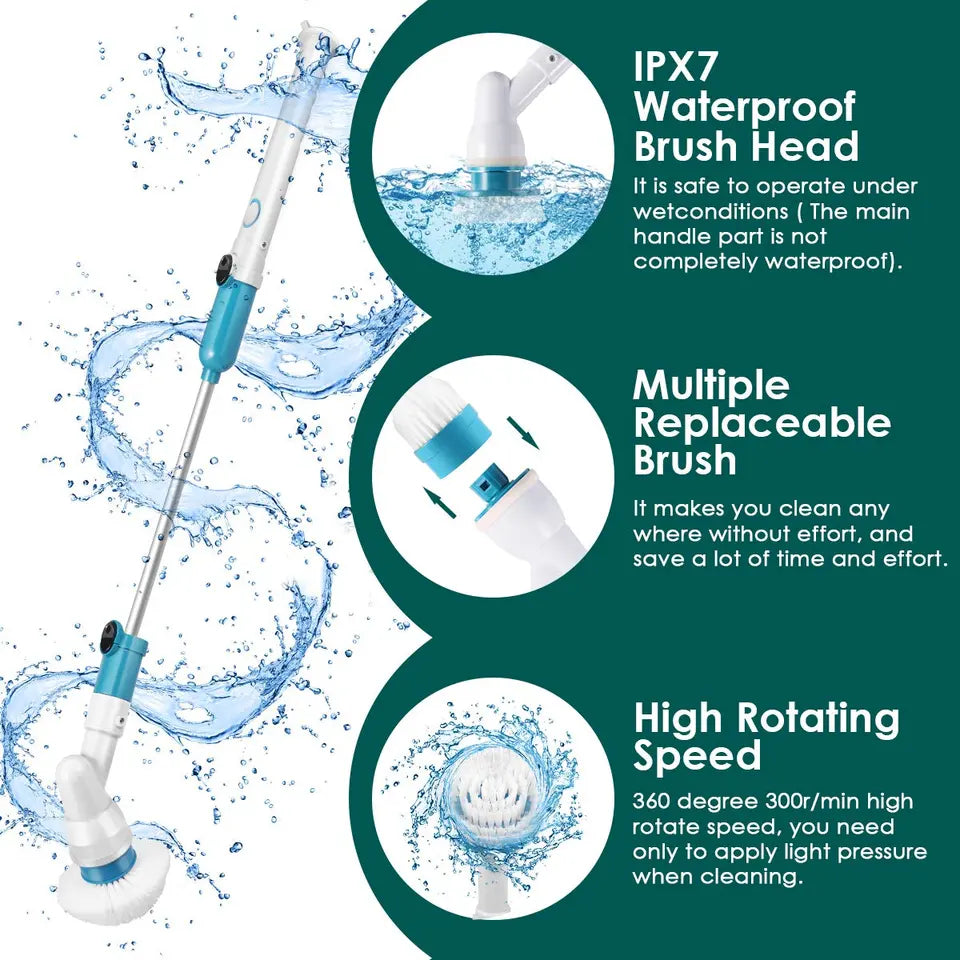 Mop Rotativ, Hurricane Spin Scrubber, 3 capete rotative