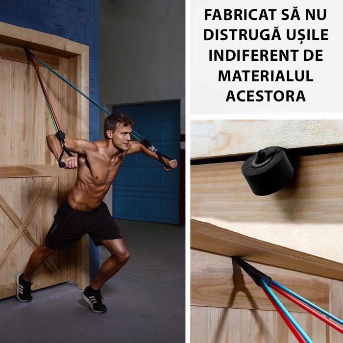 Sistem de antrenament fitness cu corzi extensibile