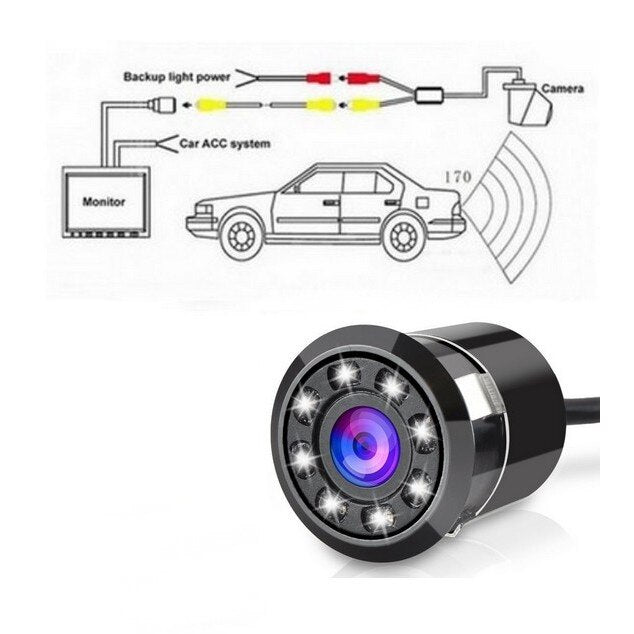 Camera Auto Marsarier 170 grade, linii de ghidaj si Night Vision