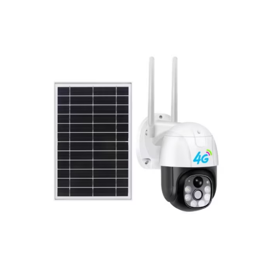 Camera Supraveghere Full HD 1080p cu panou solar,WIFI 5MP SIM Card,Microfon si Difuzor, Night Vision, Alarma miscare