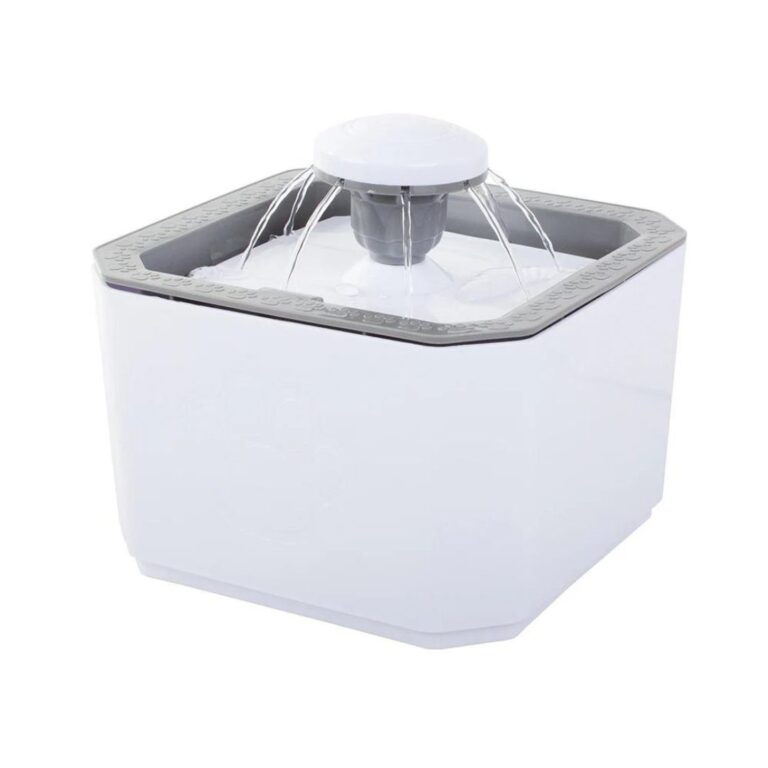 Bol de Apa, Fantana pentru Animale, 2.5L, 2 Filtre Incluse, Putere Pompa 1-3 W, 5V