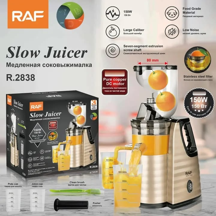 storcator fructe si legume la rece RAF Extracție Lentă pentru Nutrienți Maximi