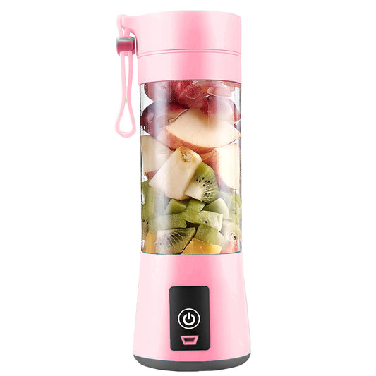 Mini blender portabil electric , incarcare USB roz