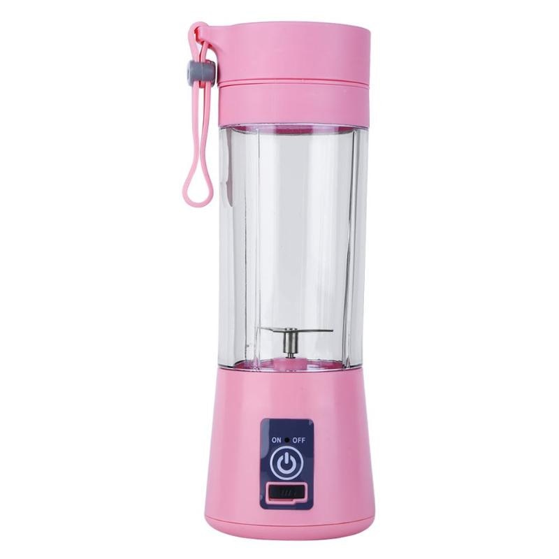 Mini blender portabil electric , incarcare USB roz