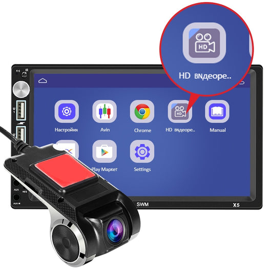 Camera auto DVR 1280P video recorder usb android tablou de bord HD player G-senzor