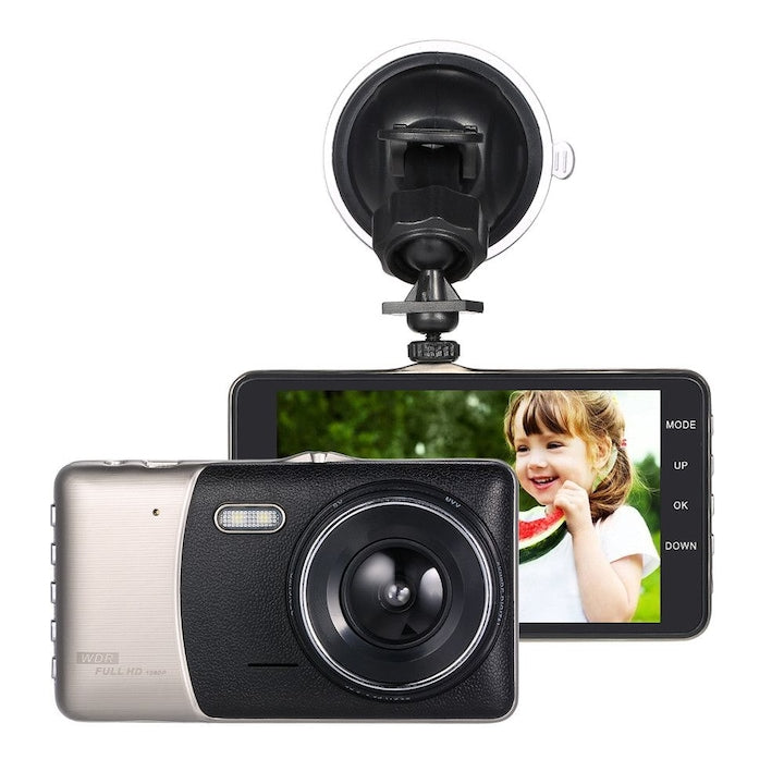 Camera auto DVR camera dubla Full HD G senzor Night Vision