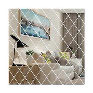 Set 10 Oglinzi Design ROMB – Oglinzi Decorative Acrilice Cristal – Diamant – Fagure