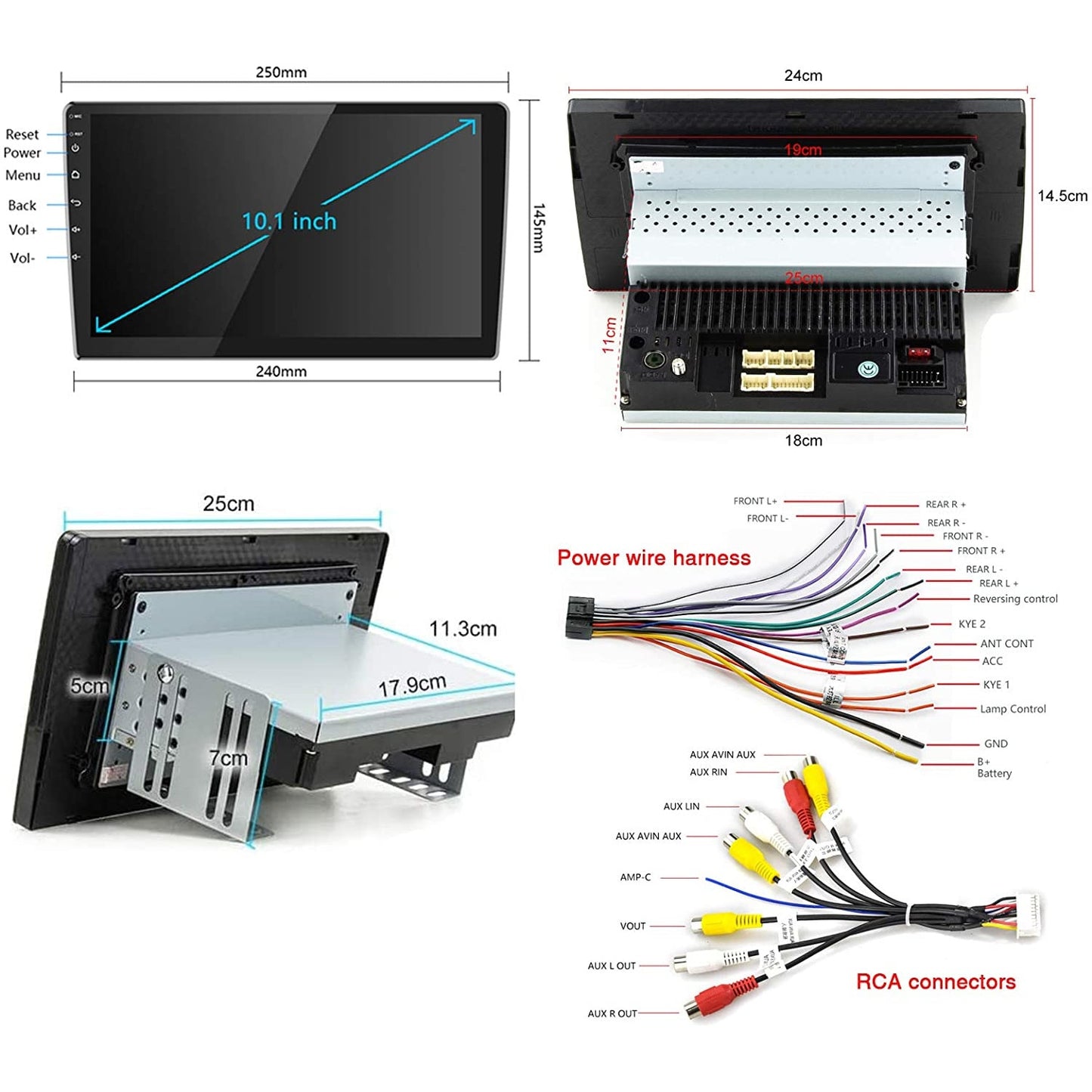 Navigatie Universala 2DIN Android  GPS , Microfon, USB Mirrorlink