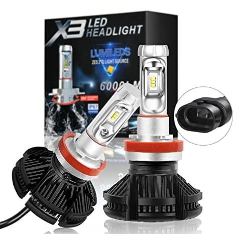 Set Becuri Led auto soclu H11 6500K model X3