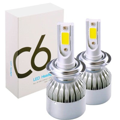 Set 2 led-uri auto H7, putere mare, consum mic, durata lunga de viata