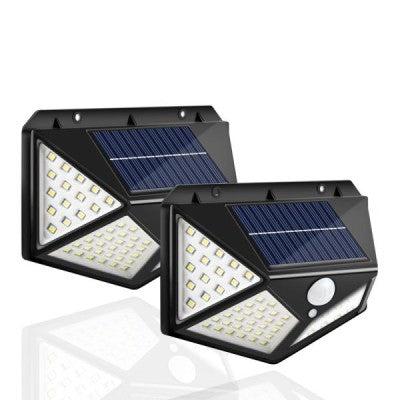 Set 2 x Lampa Solara 100 Led cu senzor de miscare  Adauga la lista de dorinta