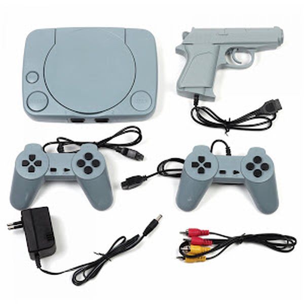 Consola video retro cu 2 gamepad-uri si adaptor redare TV